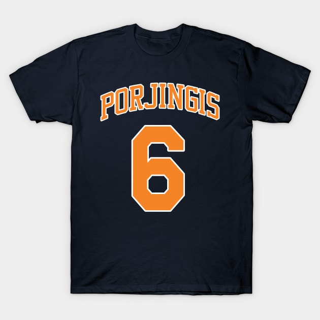 Kristaps Porzingis Boston Celtics T-Shirt by Cabello's